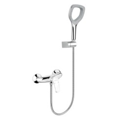 Novaservis Metalia Eco+ - Robinetterie de douche murale avec pommeau de douche ECO+, chrome 57060,0E