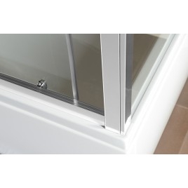 DEEP Porte de douche 1600x1650mm, verre clair