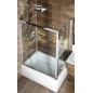 DEEP Porte de douche 1600x1650mm, verre clair