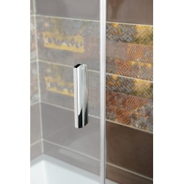DEEP Porte de douche 1600x1650mm, verre clair