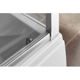 DEEP Porte de douche 1600x1650mm, verre clair