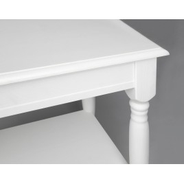 Table vasque CIMBURA 80x50x75cm, blanc vieilli