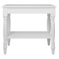 Table vasque CIMBURA 80x50x75cm, blanc vieilli