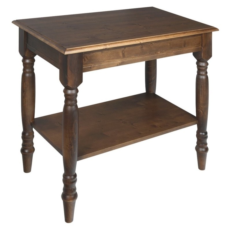 Table vasque CIMBURA 80x50x75cm, épicéa teinté