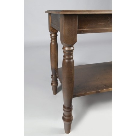 Table vasque CIMBURA 80x50x75cm, épicéa teinté