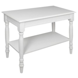 Table vasque CIMBURA 100x50x75cm, blanc vieilli