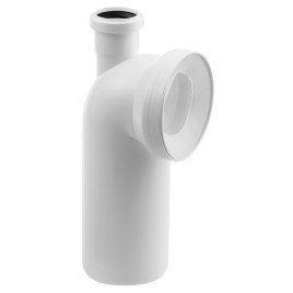 Connexion toilette coude 90, 1 connexion supplémentaire, 110mm