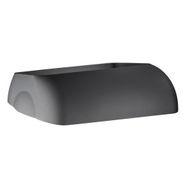 COLORED Couverture pour bin A74201NE, ABS, noir mat