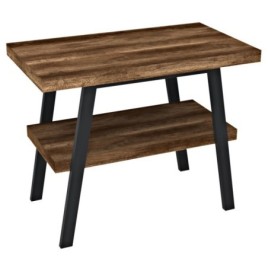 Table de lavabo TWIGA 90x72x50 cm, noir mat/oak noir