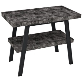 Table de lavabo TWIGA 90x72x50 cm, noir mat/pied