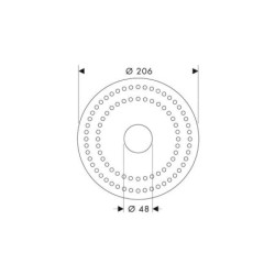 Axor Accessoires - Rosace d'étanchéité 96660000