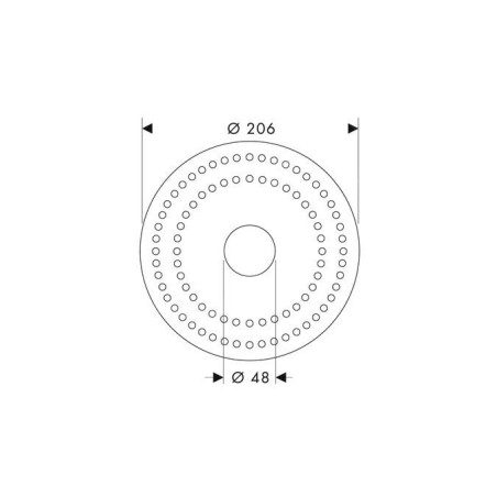 Axor Accessoires - Rosace d'étanchéité 96660000