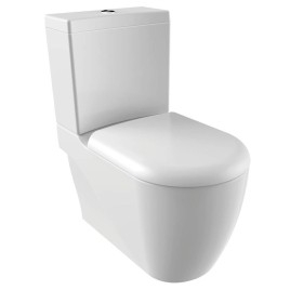 GRANDE XL Close Coupled Toilettes, blanc