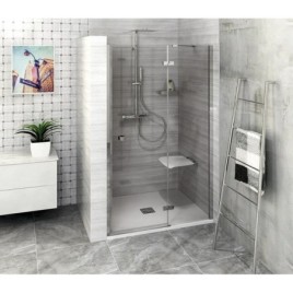 FORTIS Porte de douche Alcove 1500 mm, verre clair/droit