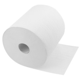 serviettes en papier 2 couches pour distributeurs sans contact, 19,6cm, 140m, diamètre du noyau 45mm, 6 rouleaux
