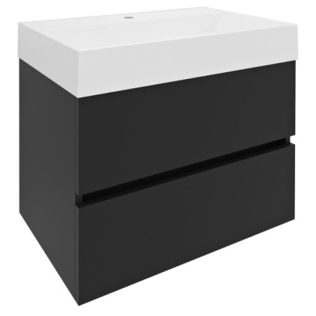 Meuble sous vasque ODETTA 67x50x43,5cm, anthracite mat