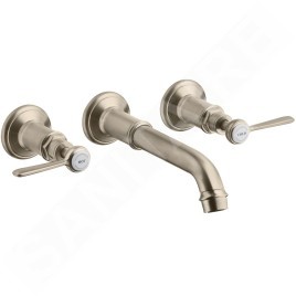 Axor Montreux - Mitigeur de lavabo, installation à 3 trous, nickel brossé 16534820