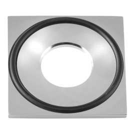 Square Rosette G1/2", 50x50 mm, chrome