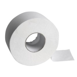 Papier hygiénique doux 2 plis JUMBO, diamètre 27,5 cm, (L) 340 m, diamètre du mandrin 76 mm, 3 rouleaux
