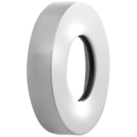Rosette 65/32mm, hauteur 13 mm, chrome