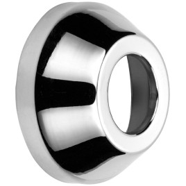 Rosace 77/32mm, hauteur 32 mm, chromée