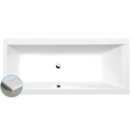 CLEO SLIM Bain rectangulaire 170x75x48cm, blanc