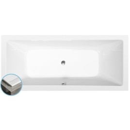 KRYSTA SLIM Bain rectangulaire 180x80x39cm, blanc