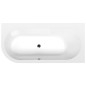 ASTRA R SLIM Bain asymétrique 165x80x48cm, blanc