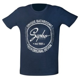 T-shirt SAPHO, Unisexe, bleu, 2XL