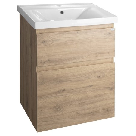 ALTAIR Vanity Unit 57x72,5x45cm, emporio de chêne