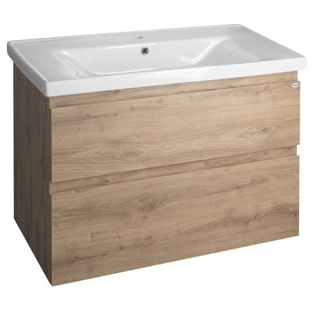 ALTAIR Vanity Unité 86,5x60x45cm, empereur chêne
