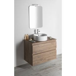 ALTAIR Vanity Unité 86,5x60x45cm, empereur chêne