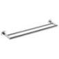 X-ROUND E porte-serviettes double 800x120mm, chrome
