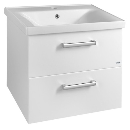 VEGA Vanity Unit 62x50x43,6cm, 2x tiroir, blanc