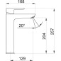 Novaservis Metalia 58 - Mitigeur de lavabo, noir 58501/1,5