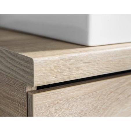 Planche sous vasque VEGA 72,5x45cm, chêne platine