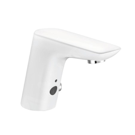 Kludi Balance - Mitigeur de lavabo électronique, blanc/chrome 5210091