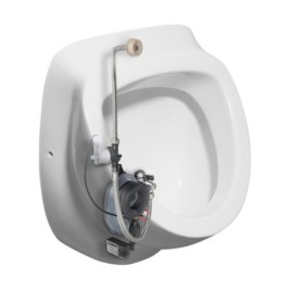 Urinoir DYNASTY avec rinçage automatique 6V DC, alimentation en eau arrière, 39x58 cm