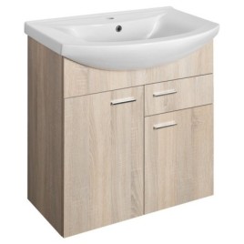 ZOJA Vanity Unité 71,5x74x34cm, placage de chêne