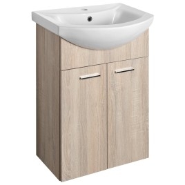 ZOJA Vanity Unité 50,5x74x30cm, placage de chêne