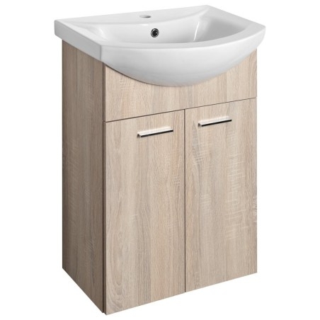 ZOJA Vanity Unité 50,5x74x30cm, placage de chêne