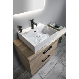 VEGA ensemble de meubles de salle de bain, largeur 104 cm, chêne platine