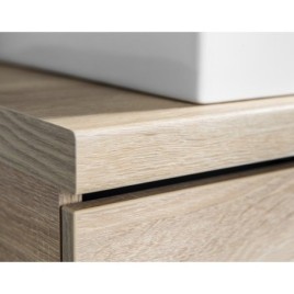 VEGA ensemble de meubles de salle de bain, largeur 104 cm, chêne platine