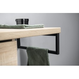 VEGA ensemble de meubles de salle de bain, largeur 125 cm, chêne platine
