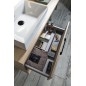 VEGA ensemble de meubles de salle de bain, largeur 125 cm, chêne platine