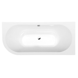 VIVA R MONOLITH Bain asymétrique 170x75x60cm, blanc/noir