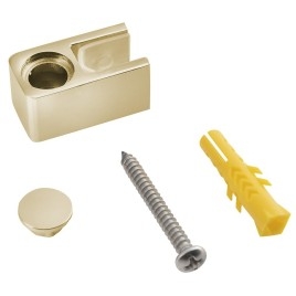Bouchon de fin pour fixer le verre au sol, or