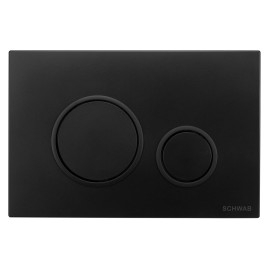 SCHWAB VELA double plaque de chasse, 247x165 mm, noir mat