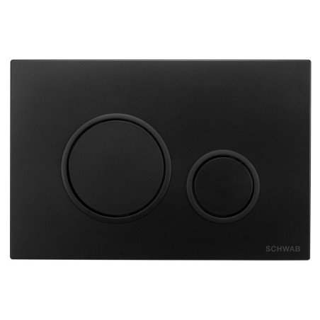 SCHWAB VELA double plaque de chasse, 247x165 mm, noir mat