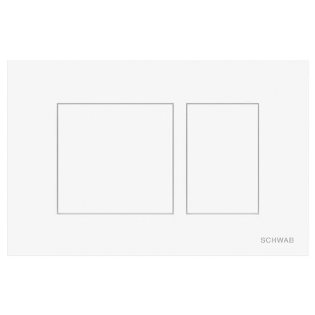 SCHWAB CERES double plaque de chasse, 246x159 mm, brillance blanche